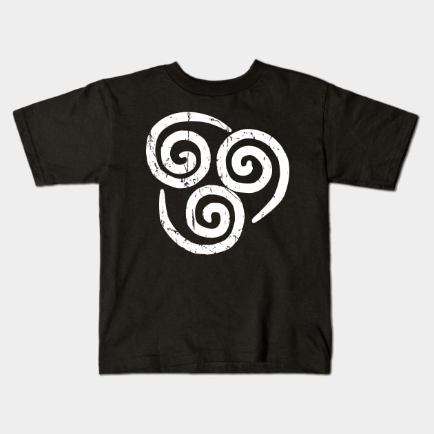 Air white symbol Kids T-Shirt by OtakuShirt